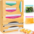 6 in 1 Foil and Plastic Wrap Organizer